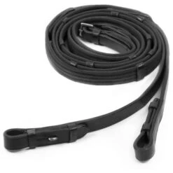 Schockemöhle Zügel GurtmaterialStops Roy/Oak/Cream/Sil WB -Geschäft für Reitsportbedarf 1103 00020 webreins blacksilver.22b92d