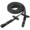 Schockemöhle Zügel Gummi/Leder Mit Schnallen Schw/Silber WB -Geschäft für Reitsportbedarf 1103 00038 bridlereins blacksilver.990b9f