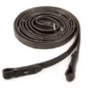 Schockemöhle Zügel Glatt Leder Mit Stops Dunkelbraun/Silber -Geschäft für Reitsportbedarf 1103 00018 leatherreins darkbrownsilver.b2c585