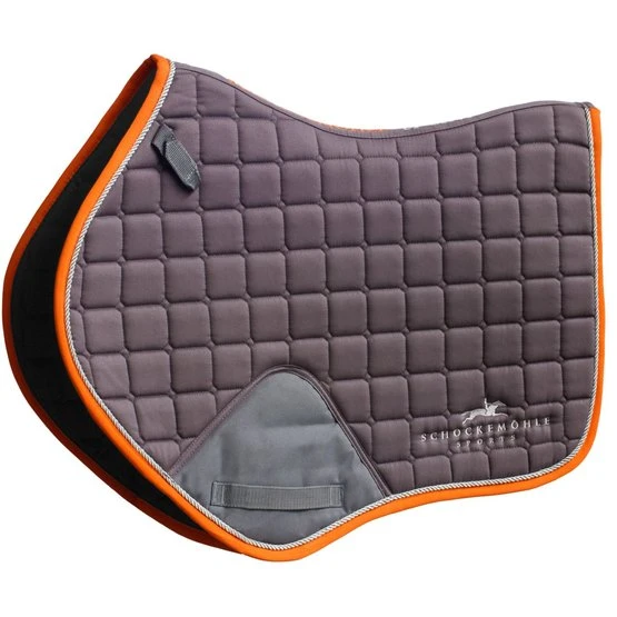 Schockemöhle Schabracke Power Logo Springen Weiß Silber WB 4 Schockemöhle Schabracke Power Logo Springen Weiß Silber WB – Bild 2