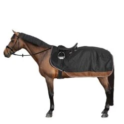 EQUITHÈME Ausreitdecke Tyrex Polar Fleece 600D Navy/Grau Dots -Geschäft für Reitsportbedarf 44684670.d5bf1f
