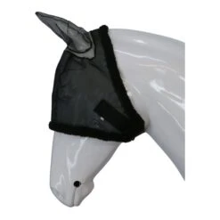 Harry's Horse Fliegennetz Gesichtsmaske Ohren Syntetic Fell Schwarz -Geschäft für Reitsportbedarf agradi 40326812 3.753a4a