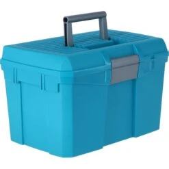 Kerbl Putzbox Zum Draufstellen Marine/Hellblau 400x275x245mm -Geschäft für Reitsportbedarf agradi 44306756 7.ad85da