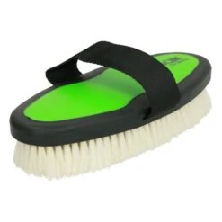 Ezi Groom Bürste Mit Ziegenhaar Lime Green L