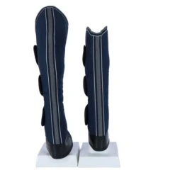 EQUITHÈME Transportgamaschen 600D Marine Blau/Grau/Weiß -Geschäft für Reitsportbedarf agradi 44519091 4.5bad2f