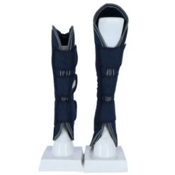 EQUITHÈME Transportgamaschen 600D Marine Blau/Grau/Weiß -Geschäft für Reitsportbedarf agradi 44519091 5.16f835