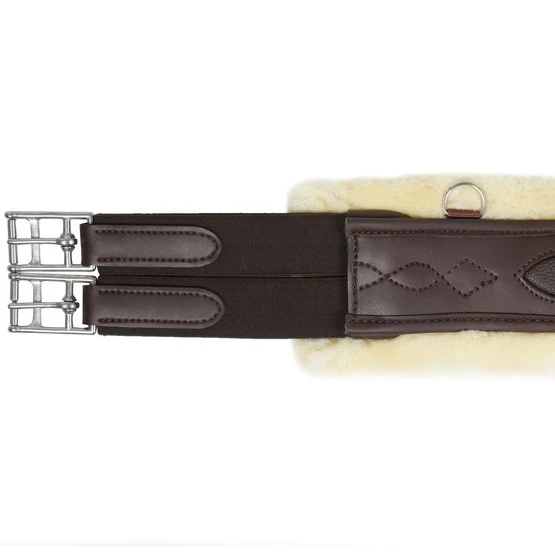 Kentucky Horsewear Kentucky Spring Sattelgurt Sheepskin Special Braun 8 Kentucky Horsewear Kentucky Spring Sattelgurt Sheepskin Special Braun – Bild 6