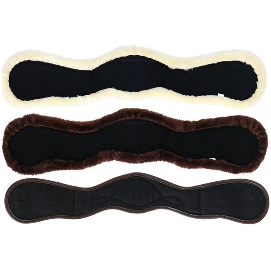 Kentucky Horsewear Kentucky Dressurgurt Sheepskin Anatomic Short Braun 13 Kentucky Horsewear Kentucky Dressurgurt Sheepskin Anatomic Short Braun – Bild 11