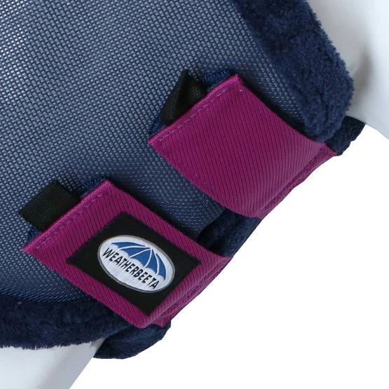 Weatherbeeta Fliegenmaske Comfitec Durable Mesh Mit Nase Navy/Lila 6 Weatherbeeta Fliegenmaske Comfitec Durable Mesh Mit Nase Navy/Lila – Bild 4