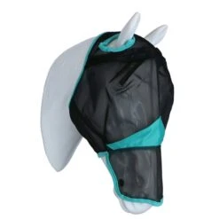 Weatherbeeta Fliegenmaske Comfitec Fine Mesh Mit Nase Navy/Türkis -Geschäft für Reitsportbedarf agradi 44698147 1.676483