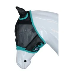 Weatherbeeta Fliegenmaske Comfitec Fine Mesh Mit Ohren Schwarz/Türkis -Geschäft für Reitsportbedarf agradi 446981572 3.1f05a0