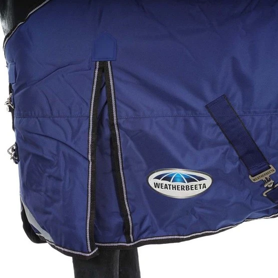 Weatherbeeta Winterdecke Comfitec Ultra Tough IIDetach-A-Neck 220g Blau/Charcoal/Weiß 9 Weatherbeeta Winterdecke Comfitec Ultra Tough IIDetach-A-Neck 220g Blau/Charcoal/Weiß – Bild 7