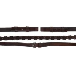 Schockemöhle Zügel Hunter Fancy Laced Braun/Silber Warmblut -Geschäft für Reitsportbedarf agradi 44824730 1.2dcd79