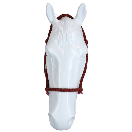 F.R.A. Gebisslose Trense Igor Integrierte Zügel Baumwolle Schwarz/Weiß 13 F.R.A. Gebisslose Trense Igor Integrierte Zügel Baumwolle Schwarz/Weiß – Bild 11