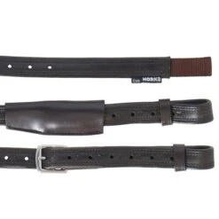 Horka Steigbügelriemen Nylon Dressur Braun/Silber -Geschäft für Reitsportbedarf agradi 44918222 1.2c2e29