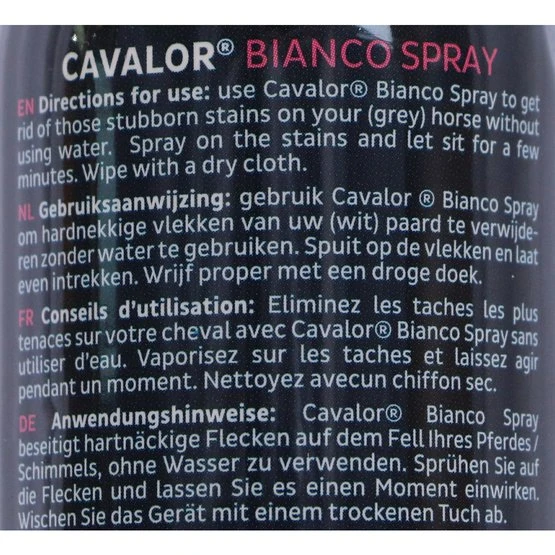 Cavalor Bianco Spray 200ml 5 Cavalor Bianco Spray 200ml – Bild 3