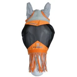 Shires Fliegenmaske Air Motion Mit Ohren Und Fransen Orange -Geschäft für Reitsportbedarf agradi 44945765 2.c878ee