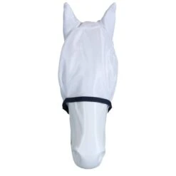 Saxon Fliegenmaske Mesh Weiß/Navy -Geschäft für Reitsportbedarf agradi 44946646 2.8e312e