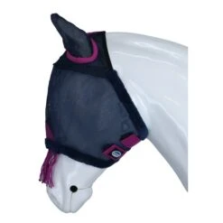 Weatherbeeta Fliegenmaske Comfitec Deluxe Durable Mesh Mit Ohren Und Fransen Schwarz/Lila -Geschäft für Reitsportbedarf agradi 44946874 3.a03c71