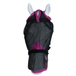 Weatherbeeta Fliegenmaske Comfitec Deluxe Durable Mesh Mit Nase Schwarz/Lila -Geschäft für Reitsportbedarf agradi 44946880 2.dac8b9 1