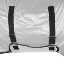 HKM Fliegendecke Lyon Mit Halsteil Silber -Geschäft für Reitsportbedarf agradi 44987083 5.bf4c53