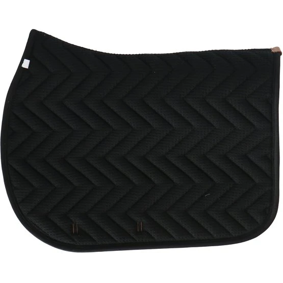 PÉNÉLOPE Pénélope Schabracke Velours Springen Taupe Schwarz Warmblut 4 PÉNÉLOPE Pénélope Schabracke Velours Springen Taupe Schwarz Warmblut – Bild 2