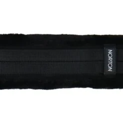 Norton Kurzer Sattelgurt Smooth Elastik Schwarz -Geschäft für Reitsportbedarf agradi 45045024 4.e35c66