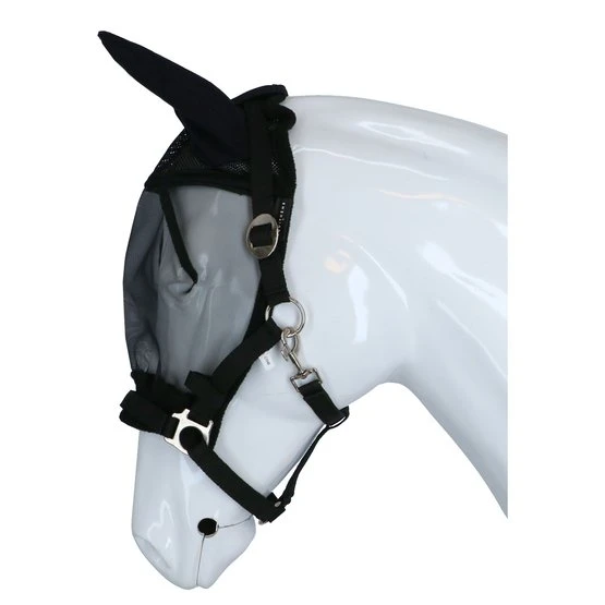 EQUITHÈME Fliegenmaske Anti-UV Training Schwarz 5 EQUITHÈME Fliegenmaske Anti-UV Training Schwarz – Bild 3