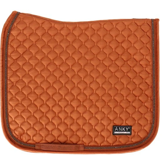 ANKY Schabracke Velvet Stones Dressur Rostbraun Warmblut 3 ANKY Schabracke Velvet Stones Dressur Rostbraun Warmblut