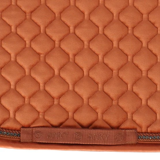 ANKY Schabracke Velvet Stones Dressur Rostbraun Warmblut 6 ANKY Schabracke Velvet Stones Dressur Rostbraun Warmblut – Bild 4