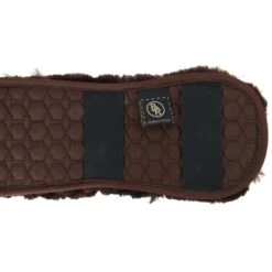 BR Sattelgurtschoner Dressur Schafsfeel Vorgeformt Braun -Geschäft für Reitsportbedarf agradi a1055787 4.98b9d4