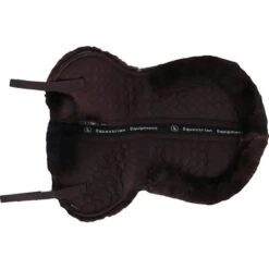 BR Sattelunterleger Wirbelsäulenaussparung Sheepskin Schwarz -Geschäft für Reitsportbedarf agradi a1204782 1.7b3ae4 1