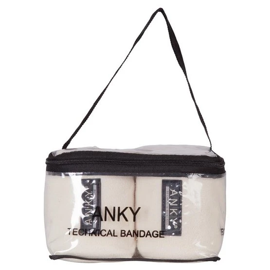 ANKY Bandagen Basic Fleece Set Von 4 Offwhite 350cm 4 ANKY Bandagen Basic Fleece Set Von 4 Offwhite 350cm – Bild 2