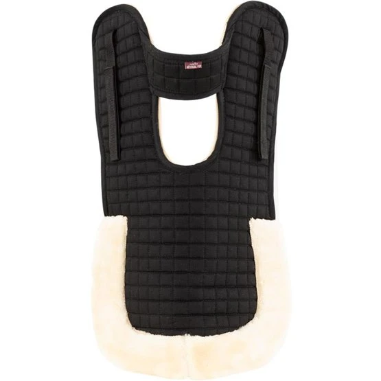 Premiere Sattelunterlage Artificial Fur Mit Widerristausschnit Schwarz/Naturell 4 Premiere Sattelunterlage Artificial Fur Mit Widerristausschnit Schwarz/Naturell – Bild 2