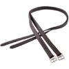 BR Steigbügelriemen Leder Nylon Soft Edelstahl Schwarz 145cm