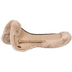 BR Sattelunterlage Sheepskin Taupe Warmblut