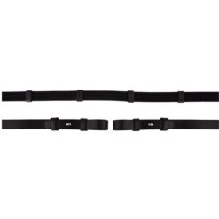 BR Gurtzügel Mit Zaumhaken Schwarz/Silber