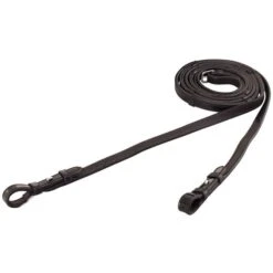 BR Dressur Zügel Lackleder/Gummi Stops 16mm Schwarz Warmblut -Geschäft für Reitsportbedarf br 203036 b121 03.a8a999