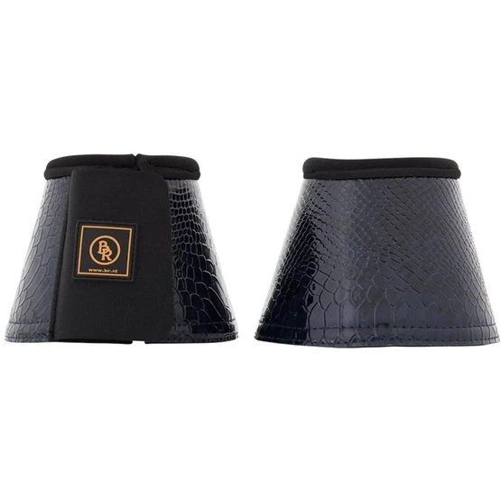 BR Hufglocken Pro Max Croco Schwarz 4 BR Hufglocken Pro Max Croco Schwarz – Bild 2