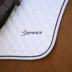 Dominick Schabracke Springen Navy/Weiß Warmblut -Geschäft für Reitsportbedarf dominick dom dominick saddle pad 6.781d8c
