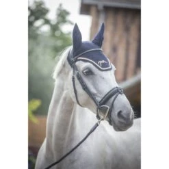 PÉNÉLOPE Pénélope Fliegenhaube Flycotton Schwarz/Weiß -Geschäft für Reitsportbedarf ekkia 306995750.395c52