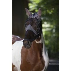 EQUITHÈME Fliegenmaske Anti-UV 2IN1 Grau -Geschäft für Reitsportbedarf ekkia 306 913 003 ambi.00637f