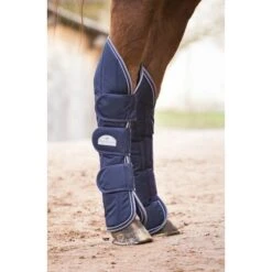 EQUITHÈME Transportgamaschen Tyrex 600D Navy/Grau Dots -Geschäft für Reitsportbedarf ekkia 402 080 003 2.6030ae