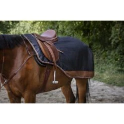 EQUITHÈME Ausreitdecke Tyrex Polar Fleece 600D Navy/Grau Dots -Geschäft für Reitsportbedarf ekkia equitheme tyrex 600 d uitrijdeken.c7d0d6