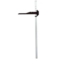 Hippotonic Messstock Aus Aluminium Und PVC Grau/Schwarz