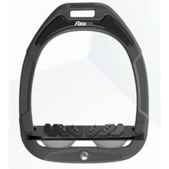 Flex-On Steigbügel Green Composite Inclined Ultra Grip Schwarz/Schwarz/Rosa -Geschäft für Reitsportbedarf flex gc dg iug black grey.ca7331 3