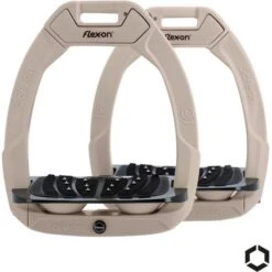 Flex-On Sicherheitsbügel Safe-On Inclined Ultra Grip Schwarz/Schwarz/Braun -Geschäft für Reitsportbedarf flex on image008.ccad65