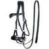F.R.A. Gebisslose Trense Aruba Side Pull Softleder Zügel Schwarz -Geschäft für Reitsportbedarf fra aruba black dsc03022 aruba zwart.828d94