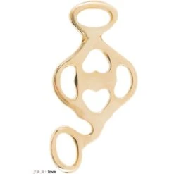 F.R.A. Hackamore Set Love Set Brass 10cm