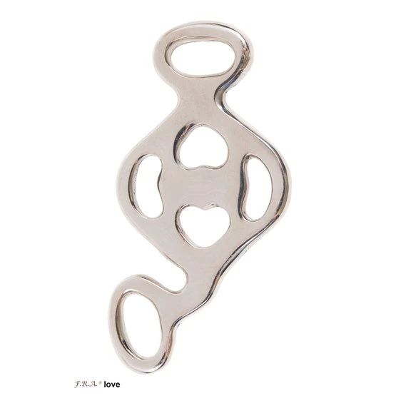 F.R.A. Hackamore Set Love Set Brass 10cm 4 F.R.A. Hackamore Set Love Set Brass 10cm – Bild 2